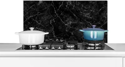 Obrázok produktu pre MuchoWow® MuchoWow® Kuchynský splashback - Kuchynský splashback - Ochrana steny sporáka a drezu - Mramor - Keramika - Linka 80x40 - Alu-Dibond (alternatíva skleneného splashbacku) - Tepelne odolný - Splashback sporáka - Mramor