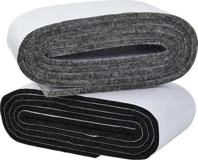 Produktbild von Selbstklebende Teppiche 3 mm dick - 2 Rollen dick klebendes Teppich (100 cm + 5 cm) - Bodenbeschutzung auf Maß - Pro Meter - Geeignet für alle Arten von Möbeln