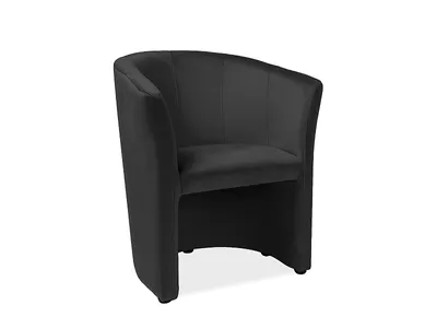 Zdjęcie produktu dla Fotel TM-1 VELVET czarny