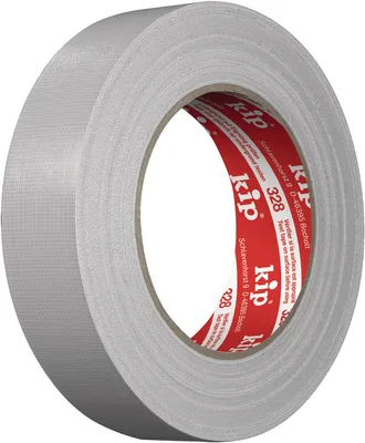 Immagine prodotto di nastro in tessuto kip Extra 328 grigio chiaro L.25 m L.30 mm - 328-30