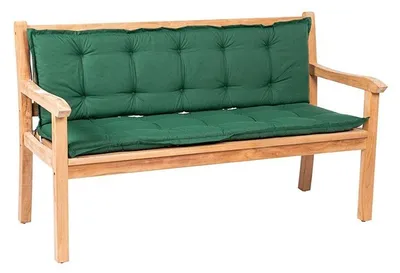 Zdjęcie produktu dla Mountfield Zielona Poduszka Na Ławkę 140x49+39x6cm