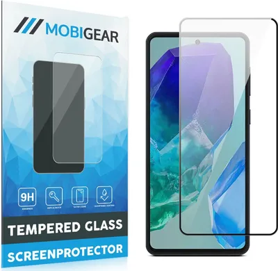 Produktbild von Mobigear Premium  Samsung Galaxy M55 Panzerglas Gehärtetes Glas Displayschutz - Hüllenfreundlich