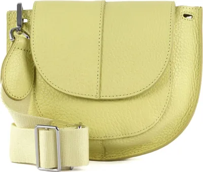 Produktbild von Marc O'Polo Leder Umhängetasche Berit Crossbody Bag Lemon Sorbet hellgelb