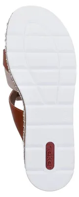 Immagine prodotto di Sandali da donna Rieker con cinturino a T e tacco a zeppa leggero V1291, taglia: 42 EU, colore: multicolore