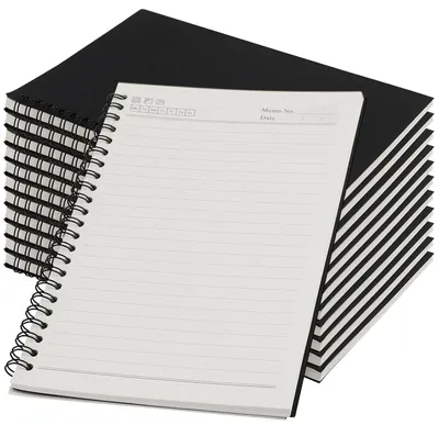 Immagine prodotto di 12 quaderni a spirale formato A5 con pagine a righe