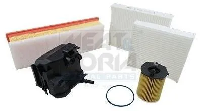 Produktbild von MEAT & DORIA Filterset Inspektionspaket Filtersatz für FORD Fiesta Mk6 Schrägheck (JA8, JR8) FOCUS III Turnier Fiesta Mk5 Schrägheck Kuga Mk2 (DM2)