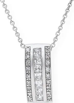 Produktbild von Kettenanhänger Silber 925 Zirkonia JL10-02-0588 JuwelmaLux