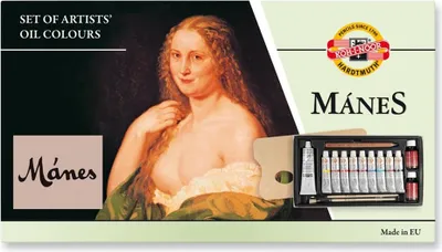 Immagine prodotto di Set di colori ad olio Koh-i-noor MÁNES10 colori