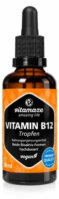 Image de Vitamine B12 100ug Vegan, 50 ml TRO