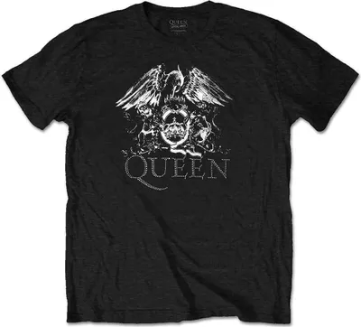 Obrázek produktu pro Queen Crest Logo Black L Tričko