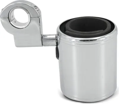 Produktbild von Universal Flaschenhalter / Getränkehalter für alle Motorrad Lenker chr