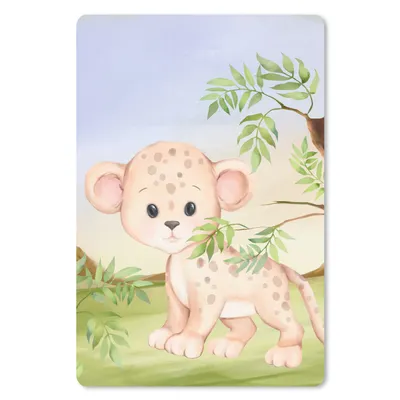 Produktbild von MuchoWow® Mauspad Mousepad Dschungel - Tiere - Jungtier 40x60 cm - Mousepads - Maus Mat - Pad - Mausunterlage - Schreibtisch Accesoire