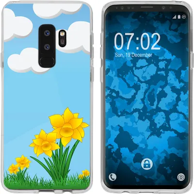 Produktbild von PhoneNatic Case kompatibel mit Samsung Galaxy S9 Plus Silikon-Hülle Ostern M4