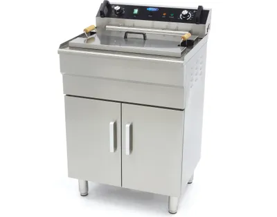 Immagine prodotto di Maxima - Friggitrice Gastro - 35 l - 1 cestello - con rubinetto di scarico - 400 V