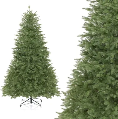 Produktbild von Weihnachtsbaum HARRY - Künstlicher Christbaum Tannenbaum - Aus hochwertigem polyethylen mit Metallständer, Größe:120 cm