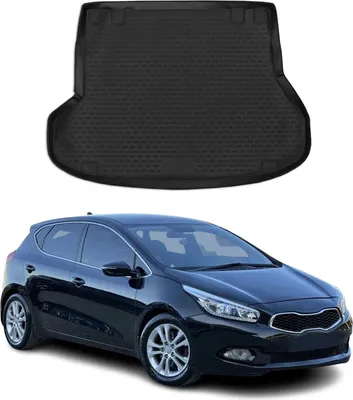Produktbild von Kofferraummatte Kofferraumwanne für Kia Ceed Ceed 2012-2018 SW Gummi TPE Schwarz