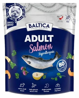 Zdjęcie produktu dla Sucha karma dla psa BALTICA EXCELLENT Łosoś Hypoallergenic XS/S 1kg