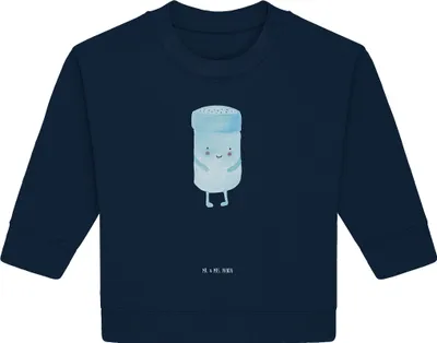 Produktbild von Mr. & Mrs. Panda Organic Baby Pullover Beste Freunde Salz 12. - 18. Monat - French Navy - Geschenk, Fehlende Keywords, Lustige Sprüche, Bullover