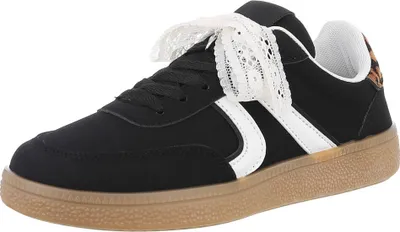 Produktbild von Ital-Design Damen Freizeitschuhe  Lederoptik Sneakers Low 88930519 Schwarz Gr.  38