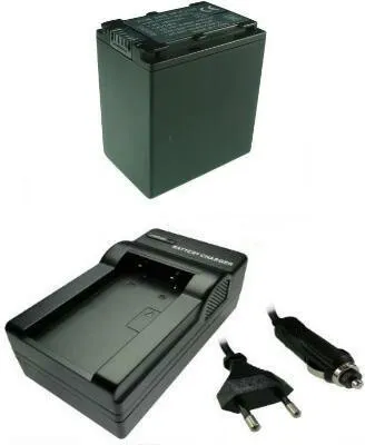 Produktbild von ANGEBOT IM SET: Trade-Shop Kamera Li-Ion Akku 3200mAh + Ladegerät mit Kfz Adapter für Sony HDR XR350VE XR550 XR550E XR550V XR550VE XR155E XR350E XR105E XR106E XR200E XR100E XR200VE XR500E XR500VE