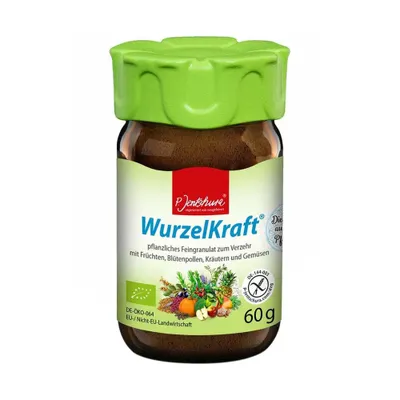 Produktbild von P. Jentschura Wurzelkraft | 60 g | pflanzliches Feingranulat | 100 Zutaten | gluten- und laktosefrei |