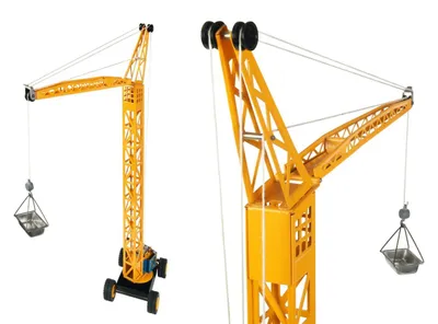 Image de Grue métallique de 60 cm à enroulement, dans une boîte Kovap
