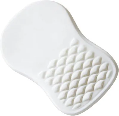 Productafbeelding van Bureau Kussen - Muismat Polssteun - Comfortabel Werken - Antislip Onderkant - 30x20cm - Wit