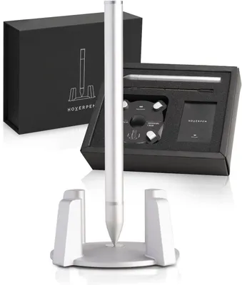 Productafbeelding van Novium hoverpen classic - Verticale anti-zwaartekrachtpen - Pearl Grey