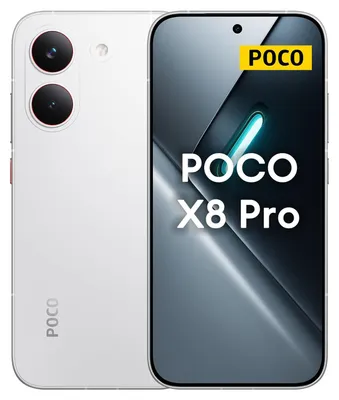 Immagine prodotto di XIAOMI POCO X8 Pro, display da 16,7 cm (6,59"), risoluzione 2756 x 1268 pixel, 12 GB di RAM, 512 GB di memoria interna, fotocamera da 50 MP, colore: bianco