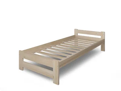 Zdjęcie produktu dla Łóżko pojedyncze drewniane Parwood 100x200 sosna