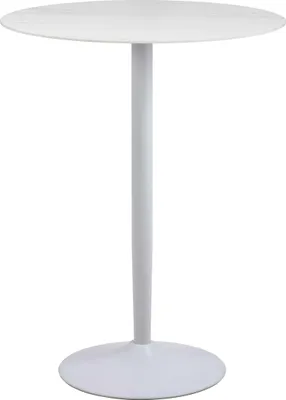 Produktbild von Malta Runder Bartisch - Weiße Keramikplatte, Ø80x105cm