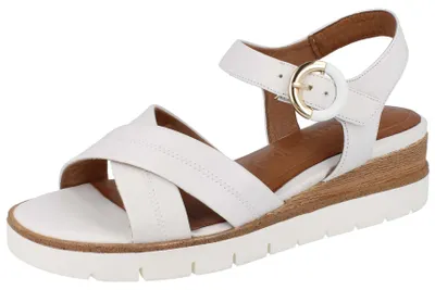 Produktbild von TAMARIS Damen Sandalette weiß Glattleder - Größe: 41