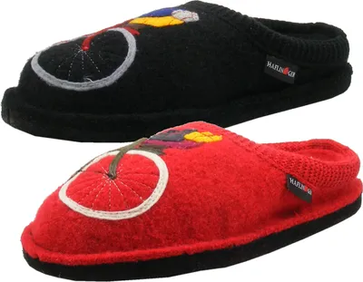Produktbild von Haflinger Damen Hausschuh Pantoffel Flair Radl 313060, Größe:37 EU, Farbe:Rot