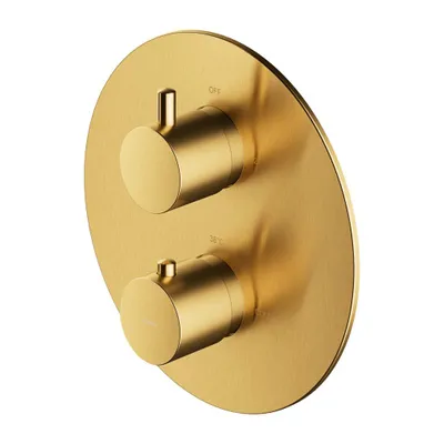 Immagine prodotto di Omnires Y Y1236ROGLB Miscelatore termostatico da incasso per vasca/doccia, oro spazzolato