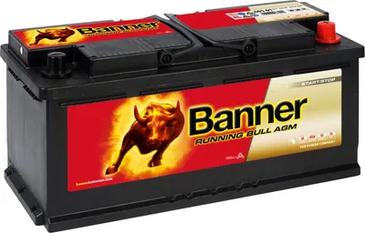 Produktbild von Banner Running Bull Autobatterie 12V 105Ah 60501 AGM