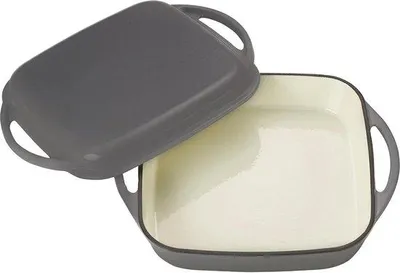 Produktbild von Grijs Gietijzeren 2-in-1 Kochtopf 15 Liter Ø 24,6 cm