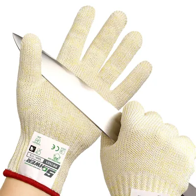 Obrázek produktu pro Solidchoice – Kuchyňské rukavice odolné proti proříznutí, vhodné pro styk s potravinami, velikost S