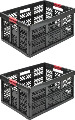 Produktbild von Keeeper Klappbox Ben Aufbewahrungsbox Kunststoff Soft-Touch Griffen x2