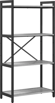 Produktbild von vidaXL Bücherregal Grau Sonoma 60 x 30 x 120 cm Holzwerkstoff