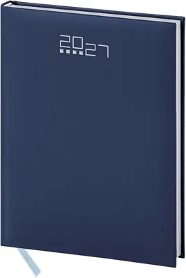 Image de Agenda 2027, planificateur hebdomadaire, format 17x24 cm, couleur bleue, 132 pages, multilingue, pour le travail et les études