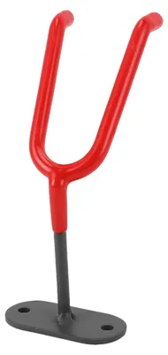 Image de Support pour pistolet à peinture – Support métallique et en plastique pour pistolet à peinture, de couleur rouge