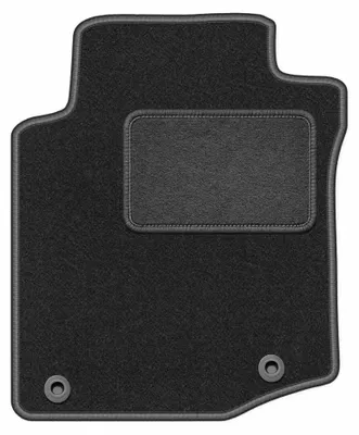 Produktbild von Fahrermatte Velours für Citroen C1 I 2005-2014 (Schrägheck) – 1-tlg, Graphit, passgenau – Wielganizator LUX