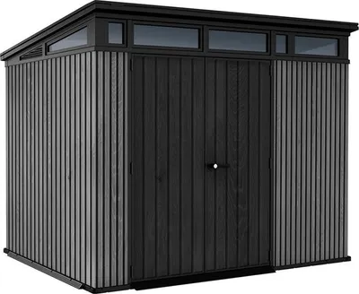 Produktbild von KETER Pent Signature Gartenhaus 9X7 279 X 226 X 216 cm Grau 259820