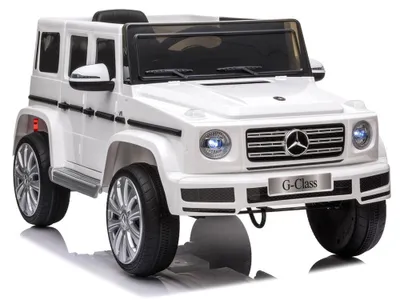 Obrázok produktu pre Lean Toys Elektrické autíčko pre deti Mercedes G500, 12 V, 1 sedadlo/s, motor: 2x45w, gumové kolesá EVA, napätie: 12V