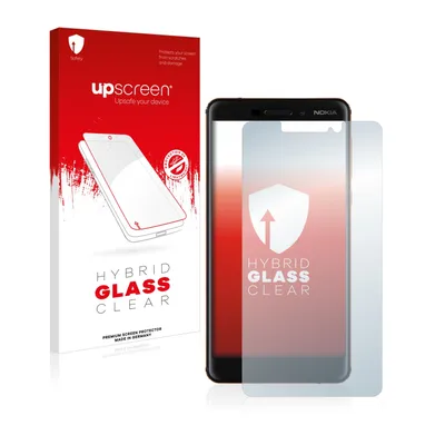 Produktbild von upscreen Schutzglas für Nokia 6.1 / 6 2018 Schutzfolie Panzer Folie Glas Display Schutz klar