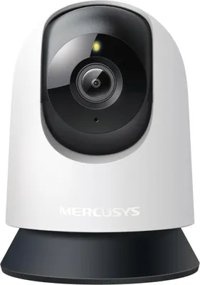 Obrázok produktu pre Mercusys MC200, Vnútorný, CE, NCC, BSMI, NTRA, KC, RCM, ONVIF, Strop/stôl, Čierna, Biela, Žiarovka, 87°
