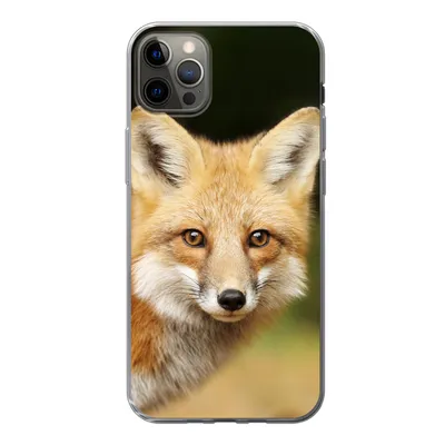 Produktbild von MuchoWow® Handyhülle Schutzhülle Hülle für iPhone 12 Pro Max Fuchs - Welpe - Porträt Silikon Softcase Handy Hülle - Hartschale