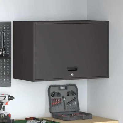 Produktbild von "Schlussverkauf" Wandschrank 1 PC - Mit Stauraum - für die Garage mit Gasdrucklift-Tür Schwarz  C7152