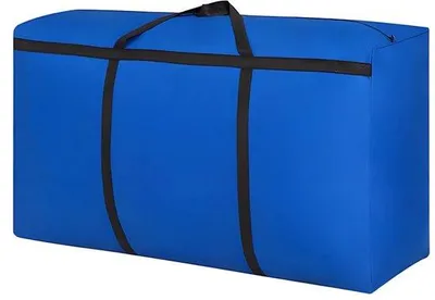Produktbild von Doppelte Reise-Tasche mit Kompartiment, kompaktes Reisegepäckbeutel, wiederverwendbarer Reise-Tasche für Kleidung, Bettwäsche, Kissen, Decken, Textilien, Reise (100 x 80 cm).