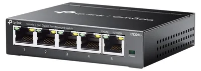 Produktbild von TP-Link Omada ES205G V1 - Switch - verwaltet - 5 x 10/100/1000Base-T - Desktop, wandmontierbar (ES205G)